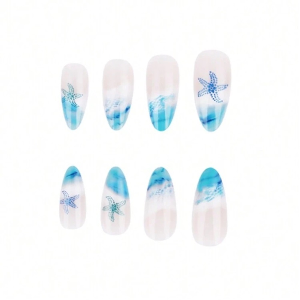 Beach Theme Press On Nails - Picture 4 of 4